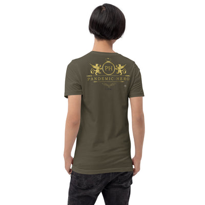 "PANDEMIC - HERO - 4" Short-Sleeve Unisex T-Shirt
