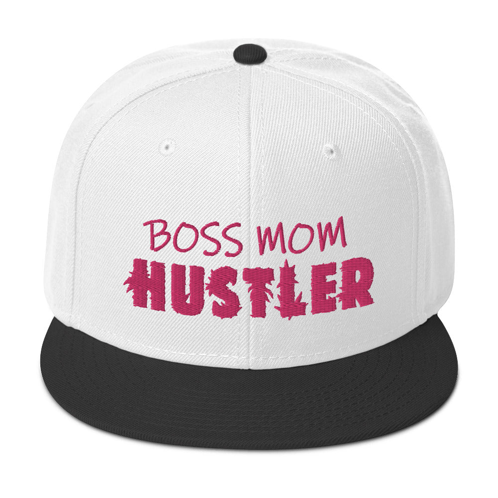 BOSS MOM HUSTLER Snapback Cap