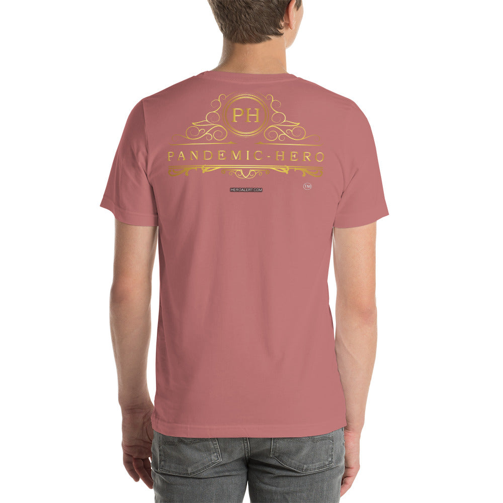 "PANDEMIC - HERO - 2" Short-Sleeve Unisex T-Shirt