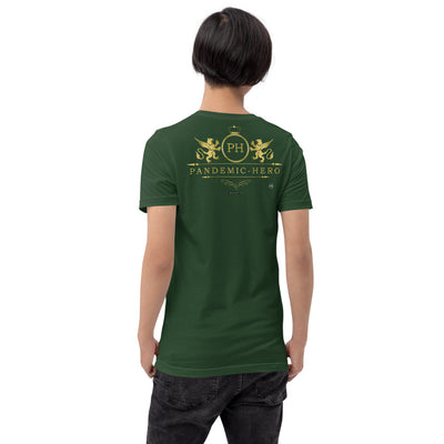 "PANDEMIC - HERO - 4" Short-Sleeve Unisex T-Shirt