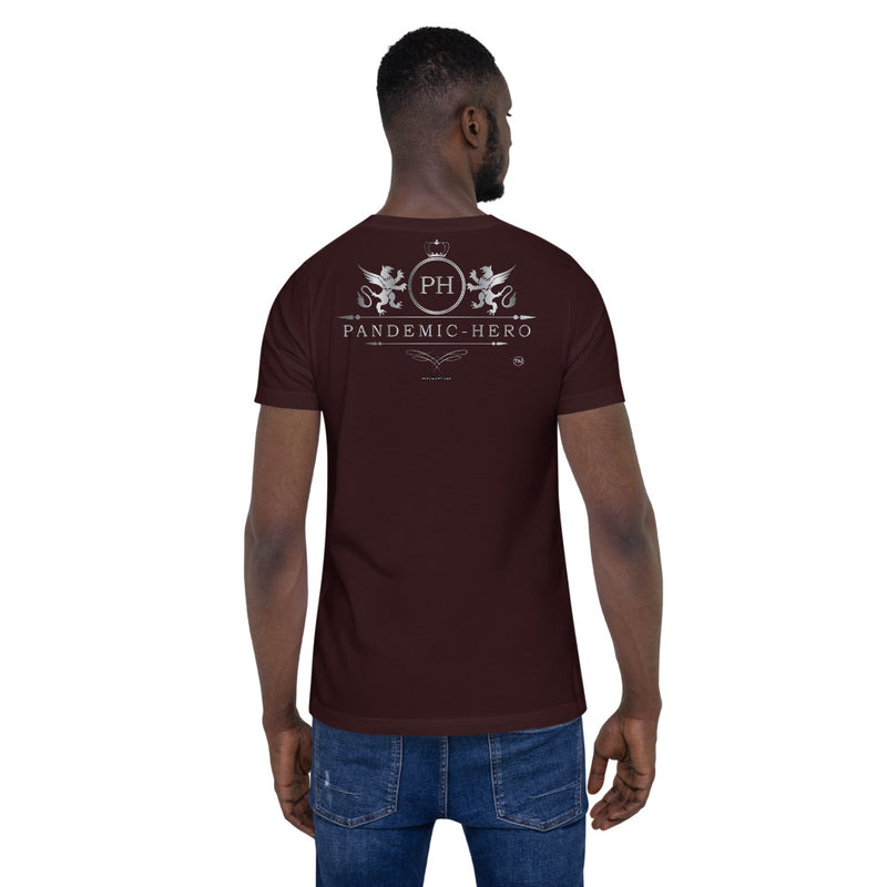"PANDEMIC - HERO - 5" Short-Sleeve Unisex T-Shirt