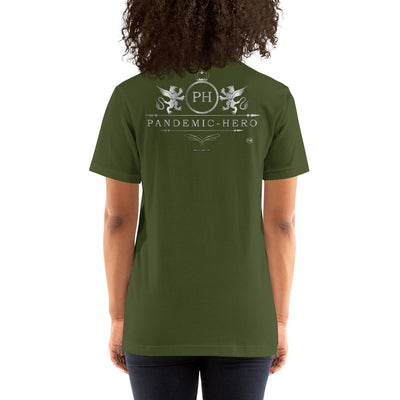 "PANDEMIC - HERO - 5" Short-Sleeve Unisex T-Shirt