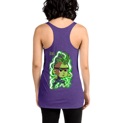 CRAZE KUSH TANG-DAW-HIRO Mode Women's Racerback Tank