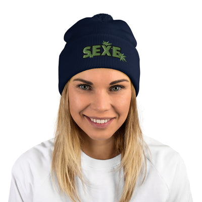 SEXE KUSH Pom-Pom Beanie